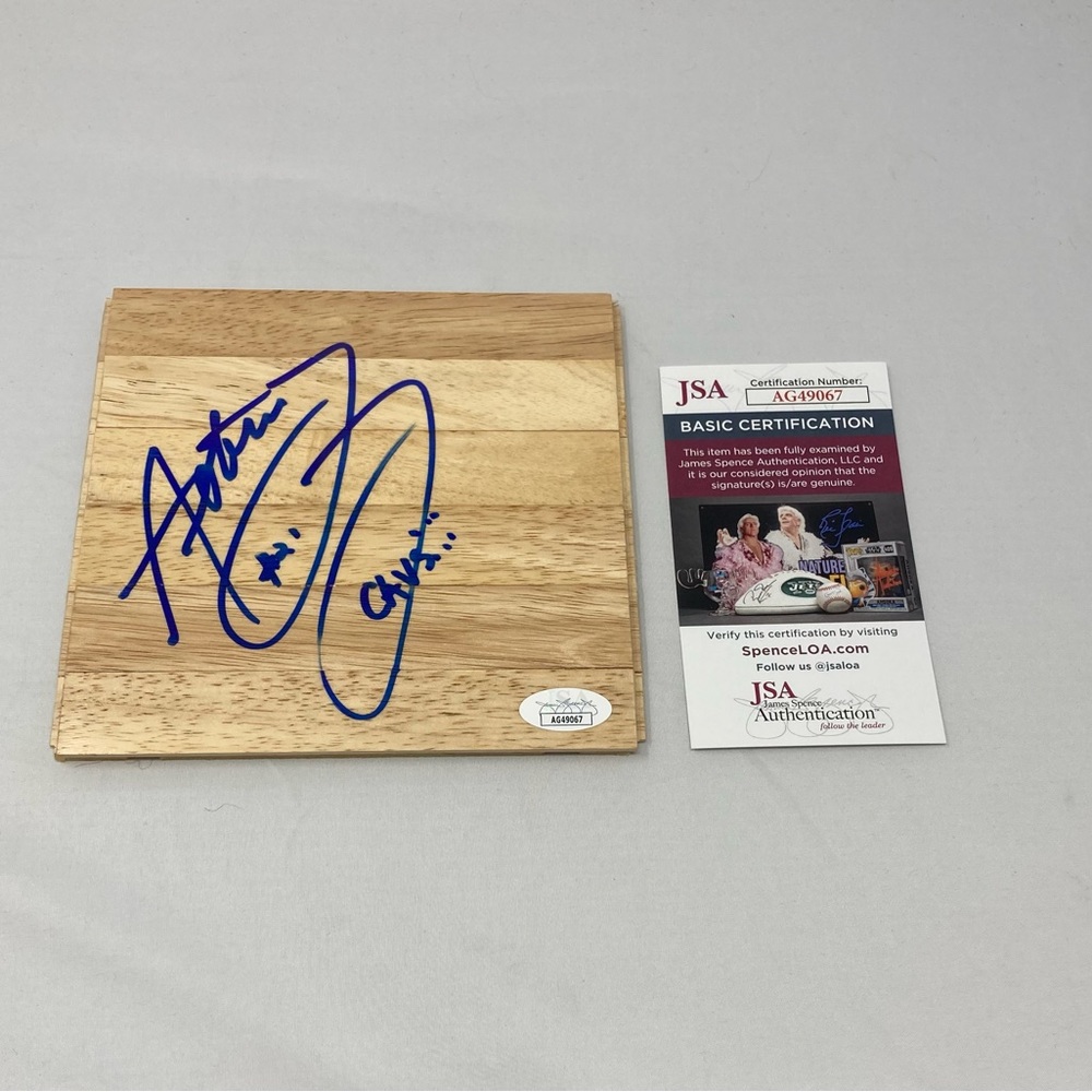 Antonio Lang signed 6x6‎ Floor Cleveland Cavaliers Duke Blue Devils JSA COA